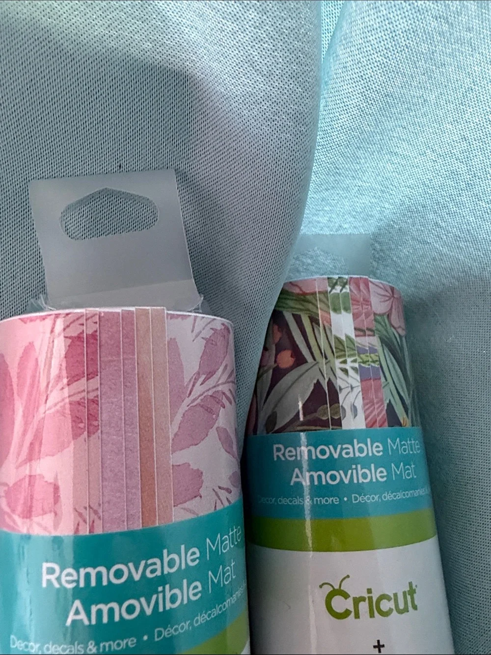 NEW Cricut Premium Vinyl Rolls - sunset blossom & juneberry samplers (2 rolls)